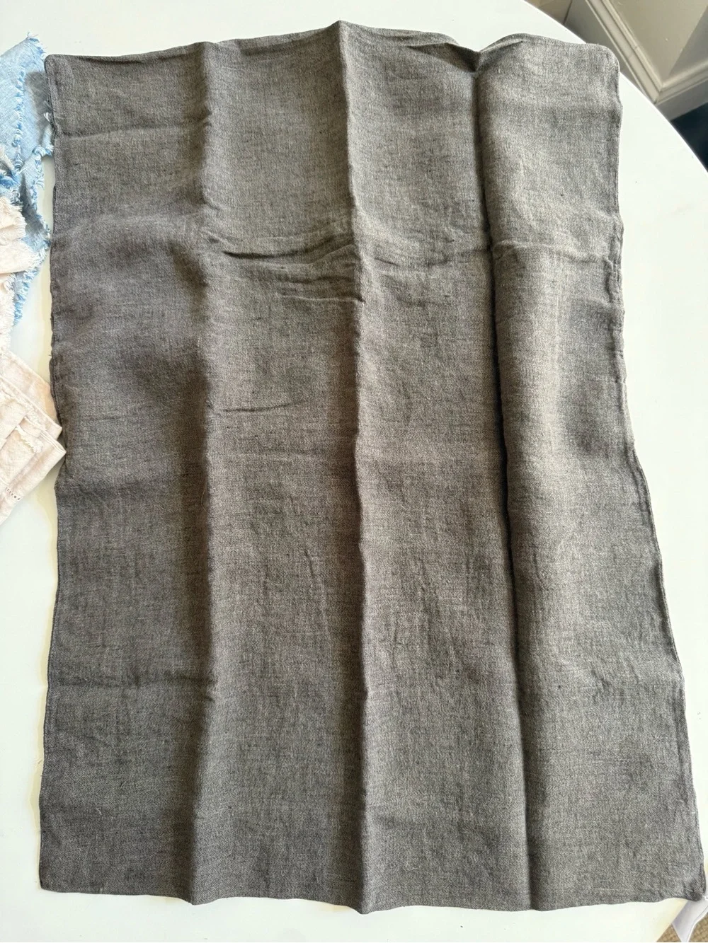 RH Italian Garment-Dyed Textured Linen Standard Sham Graphite